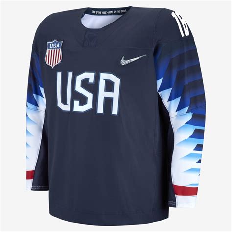 nike men's usa hockey replica navy jersey|authentic hockey jerseys.